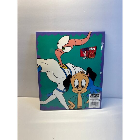 Vintage (1995) Earthworm Jim School Folder (RARE)‎ - Picture 2 of 7